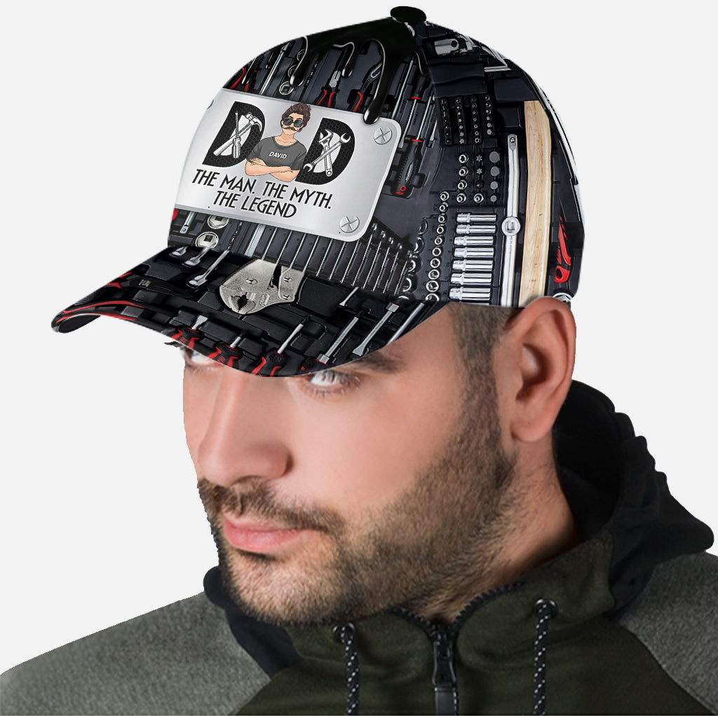 Casquette classique personnalisée pour papa mécanicien