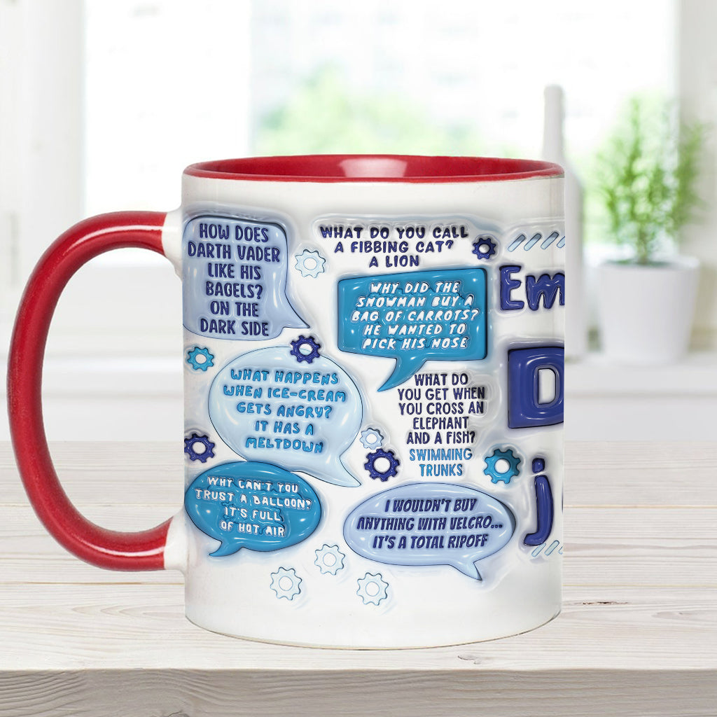 Urgence blagues de papa - Mug personnalisé pour papa