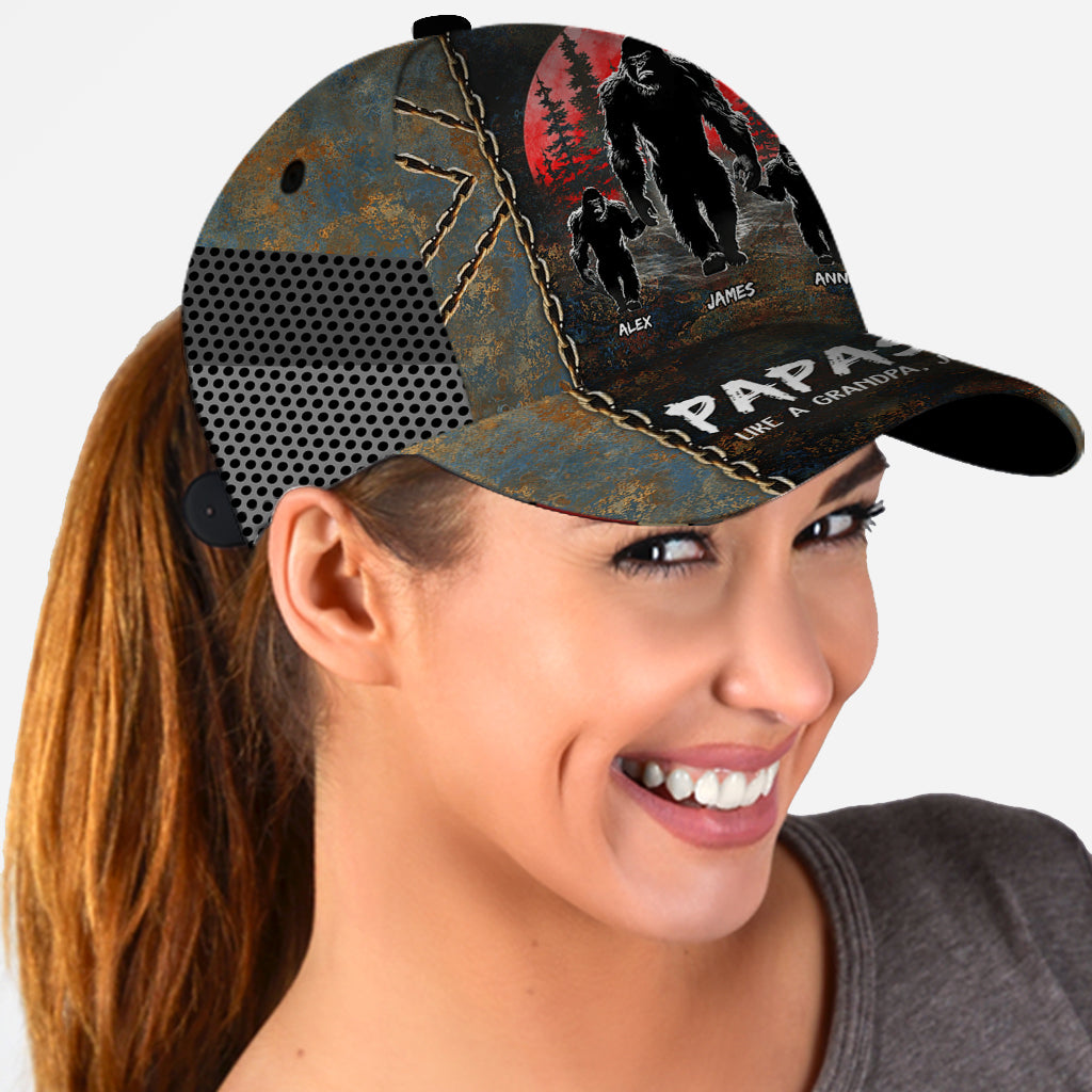 Grandpasquatch - Casquette classique personnalisée pour papa