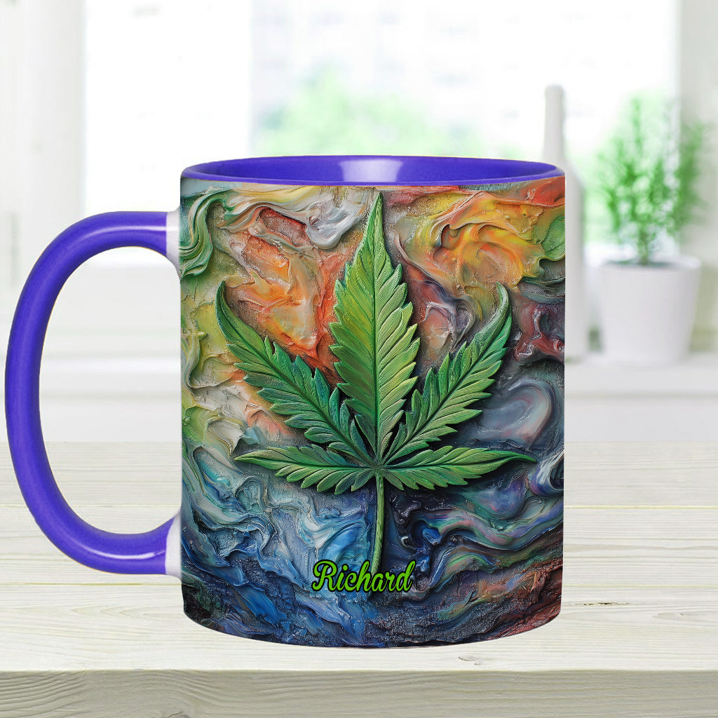 Let's Get Lit - Personalized Weed Accent Mug