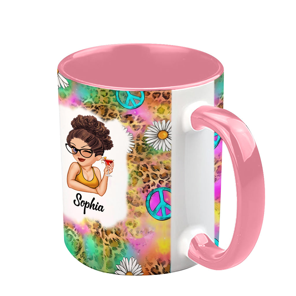 Mug personnalisé style hippie et western