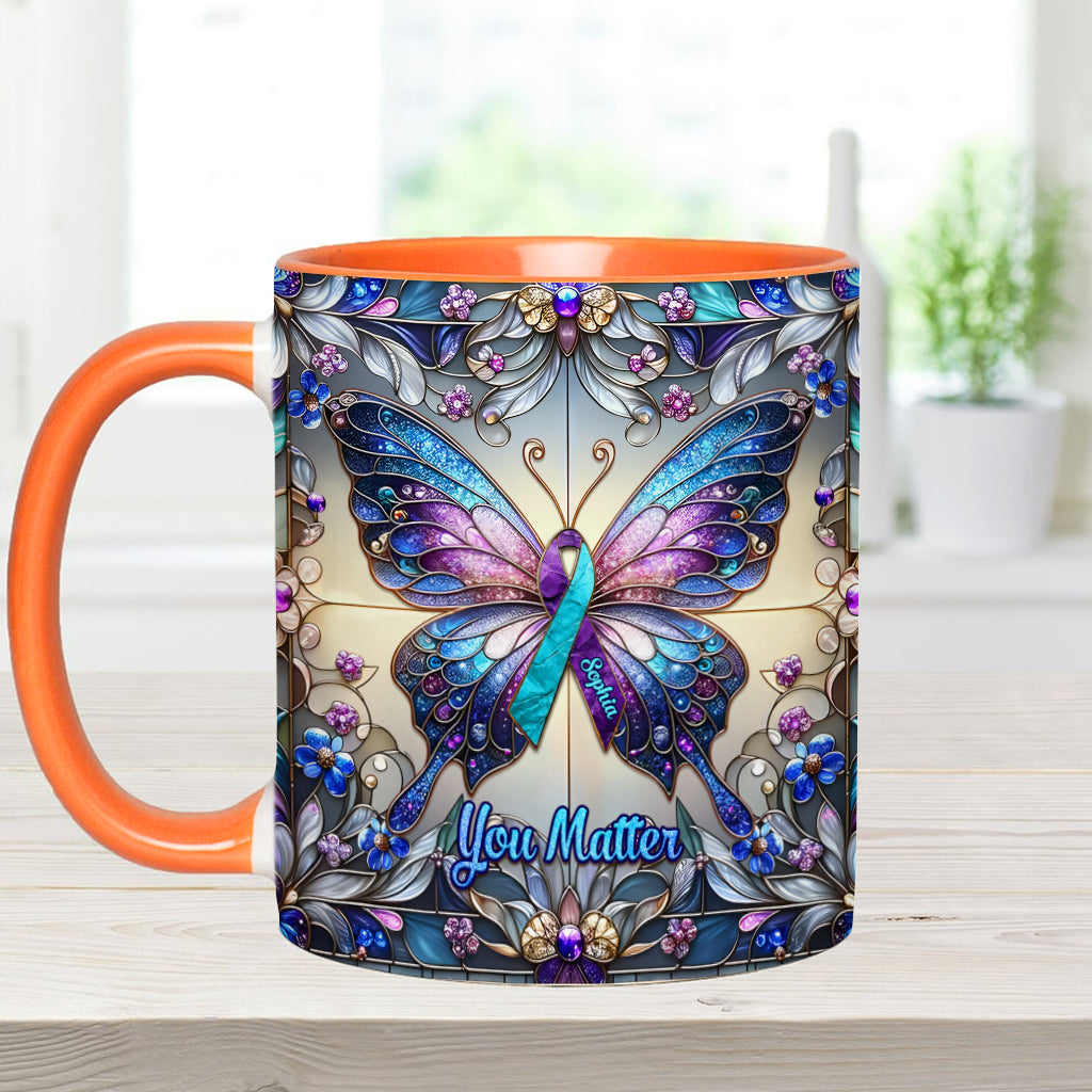 Tu comptes - Mug personnalisé pour la prévention du suicide