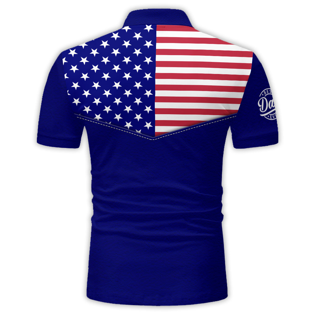 Meilleur papa du monde - Polo personnalisé pour papa