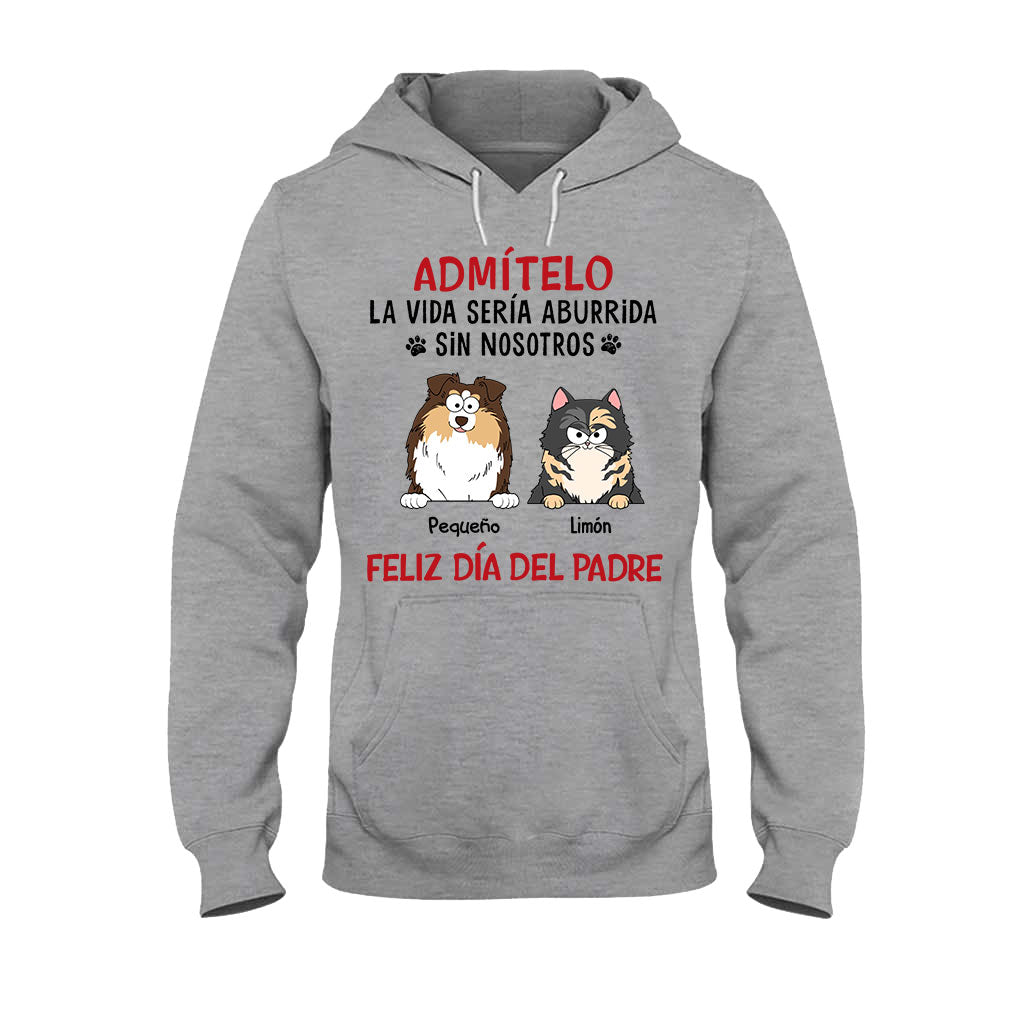 La Vida Sería Aburrida Sin Mí - Personalized Dog T-shirt And Hoodie