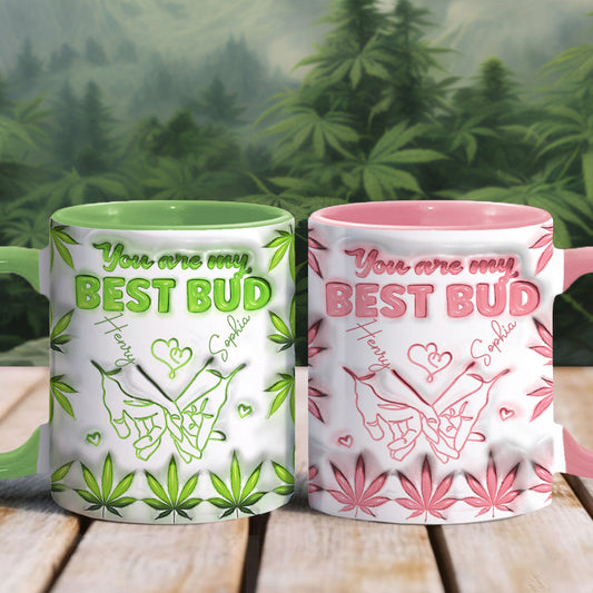 Tu es mon meilleur pote - Mug personnalisé avec une touche cannabis