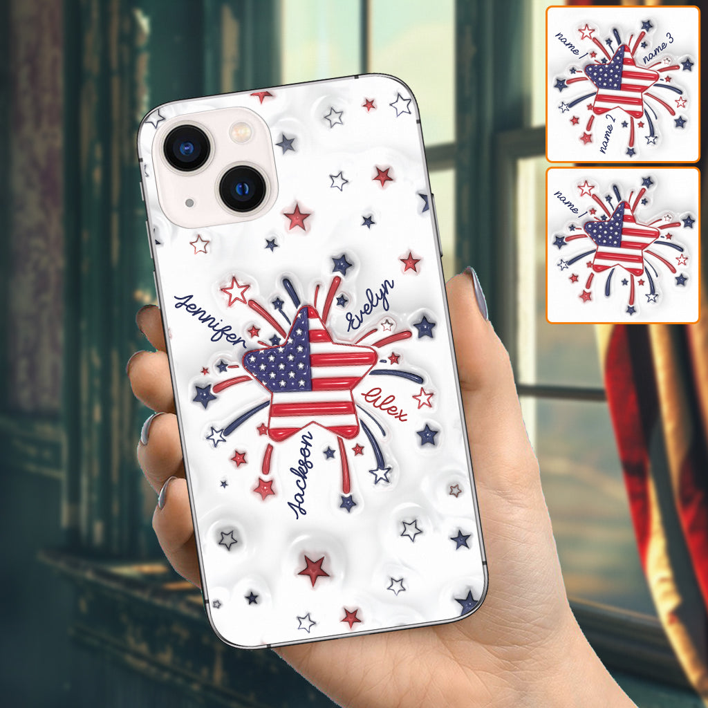 Coque de téléphone personnalisée « Petite étoile de grand-mère » pour le 4 juillet