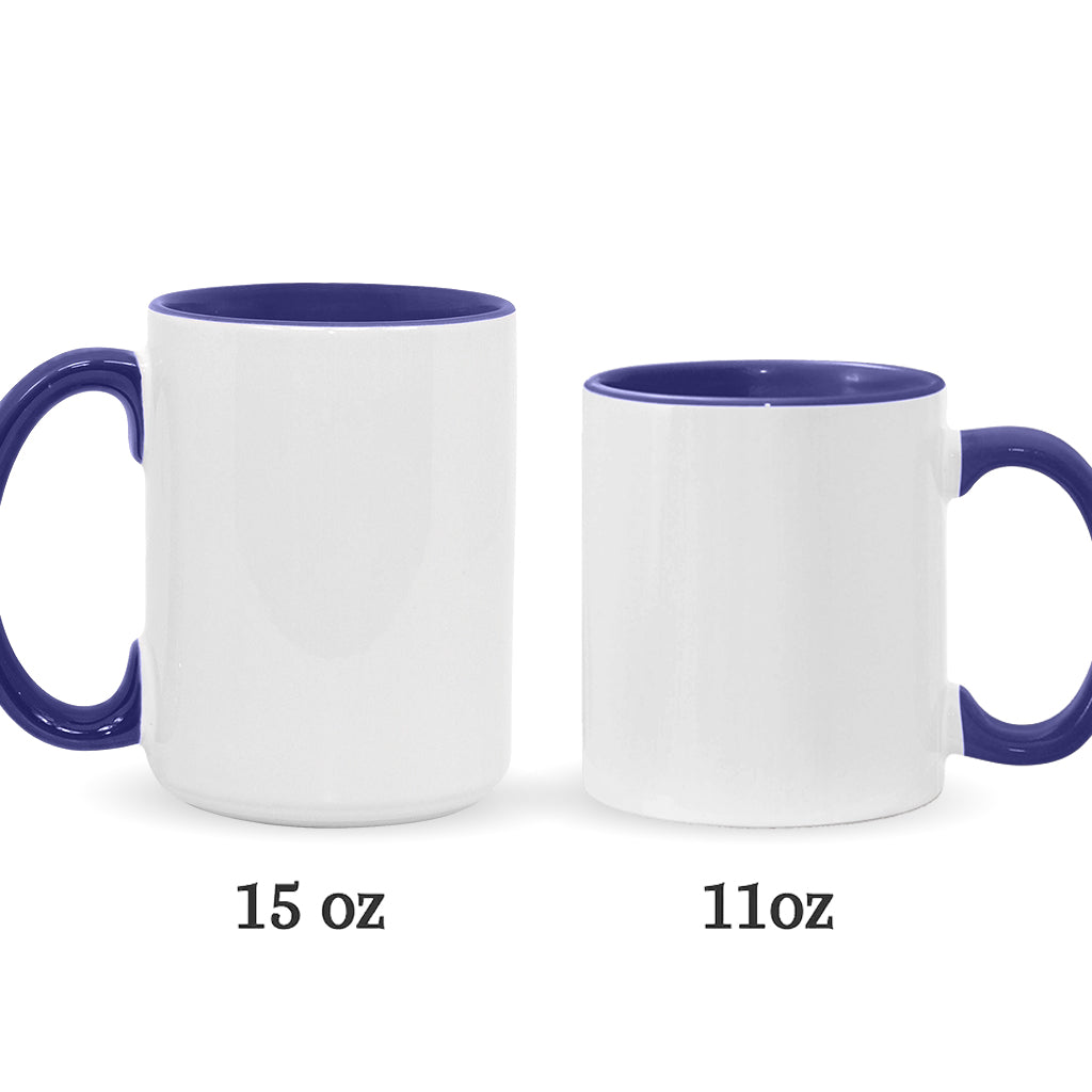 Grandma Butterfly - Personalized Grandma Accent Mug