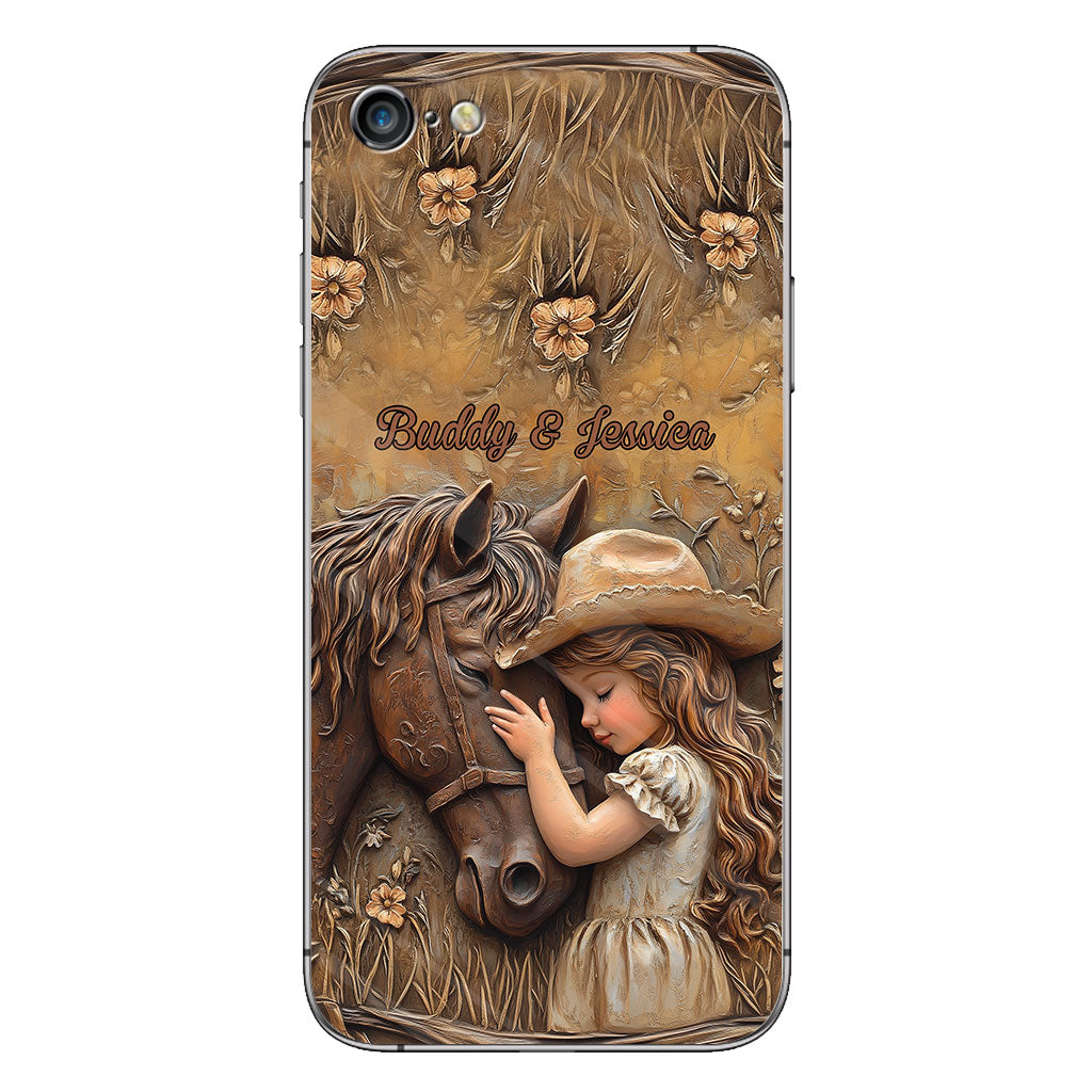 Just A Girl Who Loves Horse - Personalized Horse Clear Phone Case