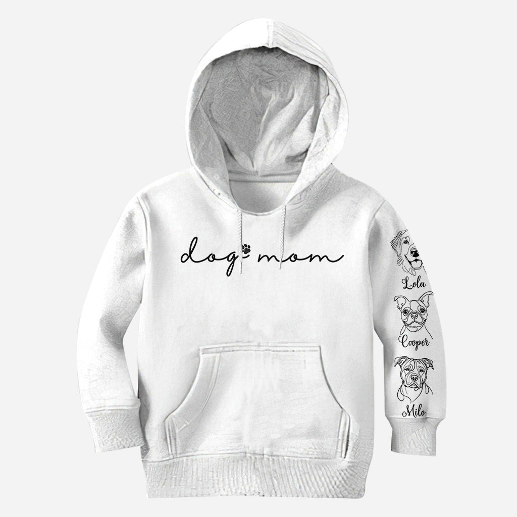 Maman de chien - T-shirt personnalisé intégral pour chien