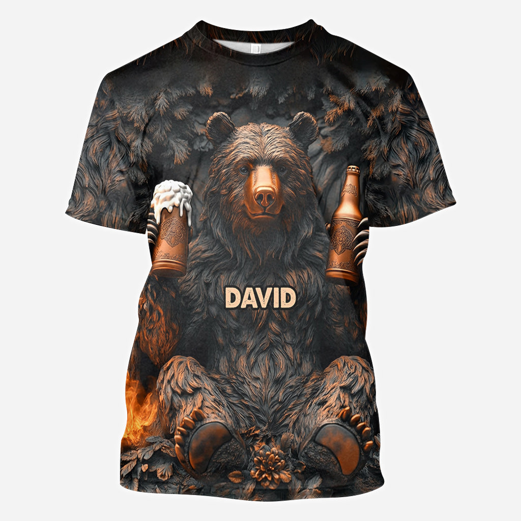 Je déteste les gens - T-shirt de camping personnalisé