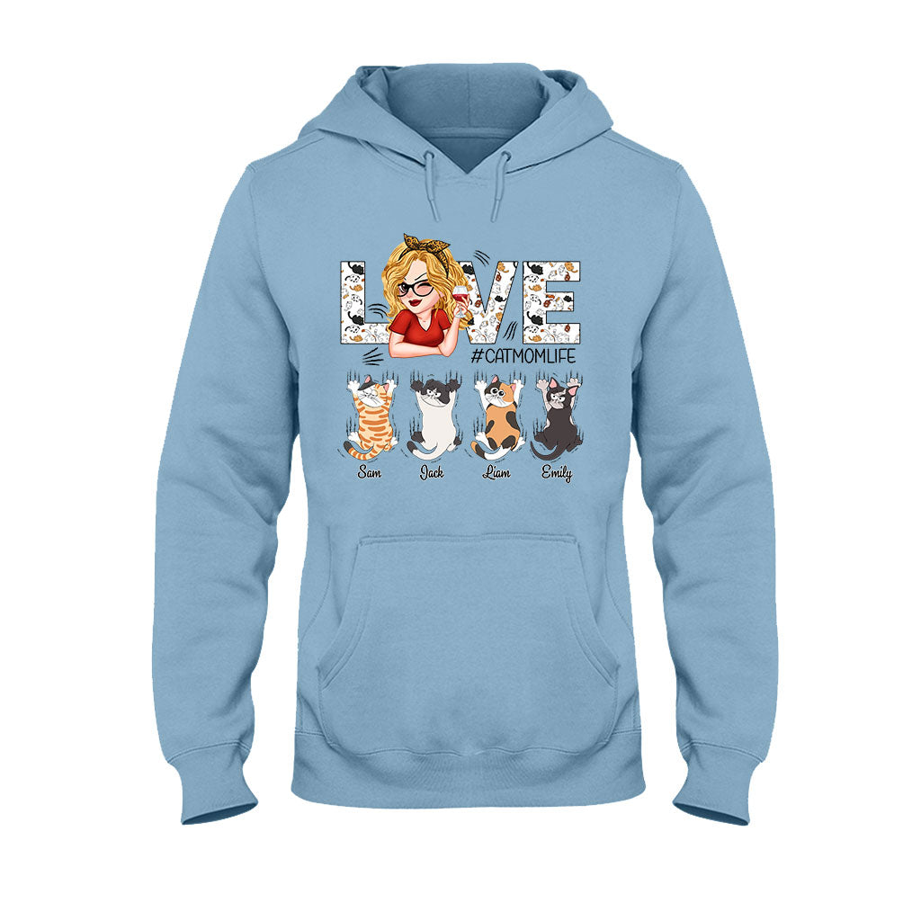 J'adore la vie de maman chat - T-shirt et sweat à capuche personnalisés pour chats