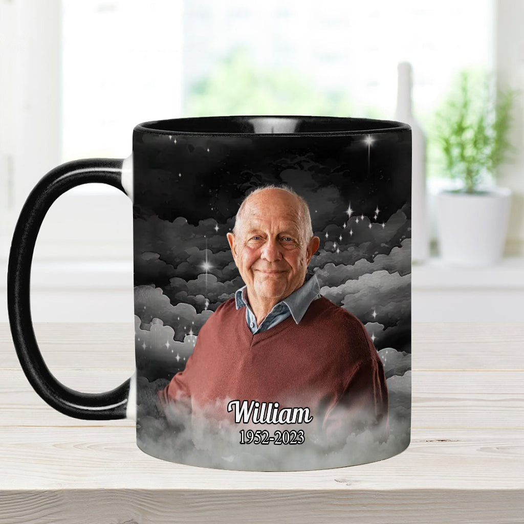 My First Thought In The Morning Is Always You - Personalized Memorial Accent Mug