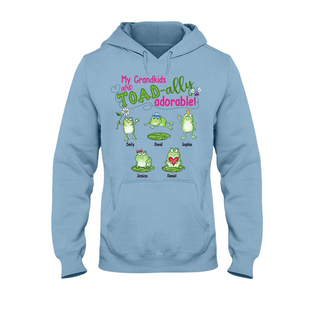 Mes petits-enfants sont Toad-ally - T-shirt et sweat à capuche personnalisés pour grand-mère