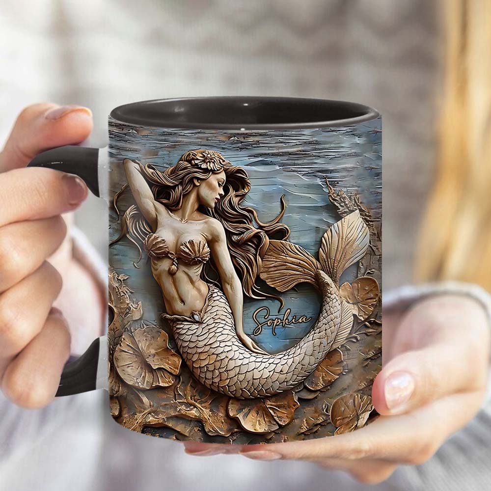 Mug personnalisé à motif sirène - Magnifique sirène