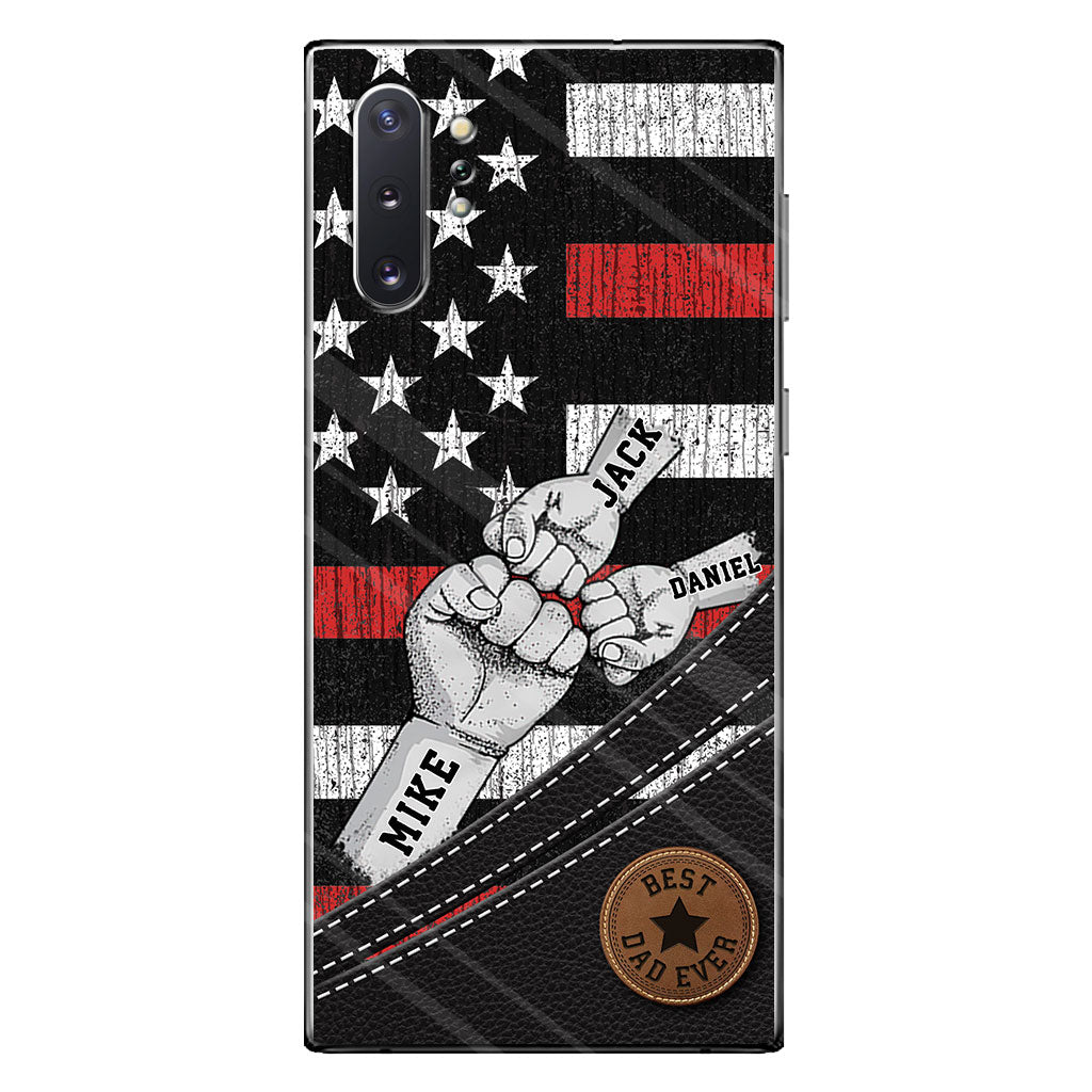 Meute de loups - Coque de téléphone personnalisée pour papa