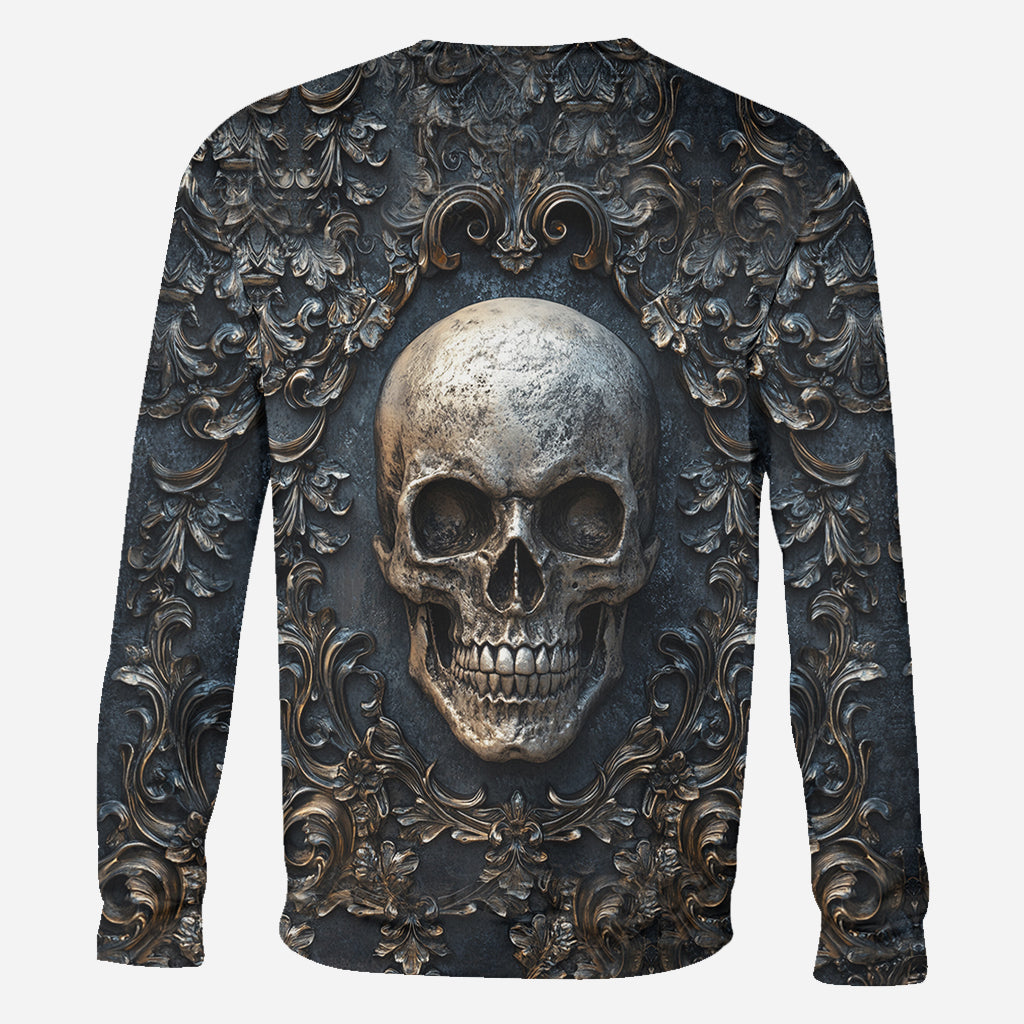 Vintage Skull - Personalized Skull All Over Shirt