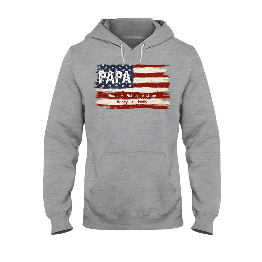 La vie de papa pour le 4 juillet - T-shirt et sweat à capuche personnalisés pour papa