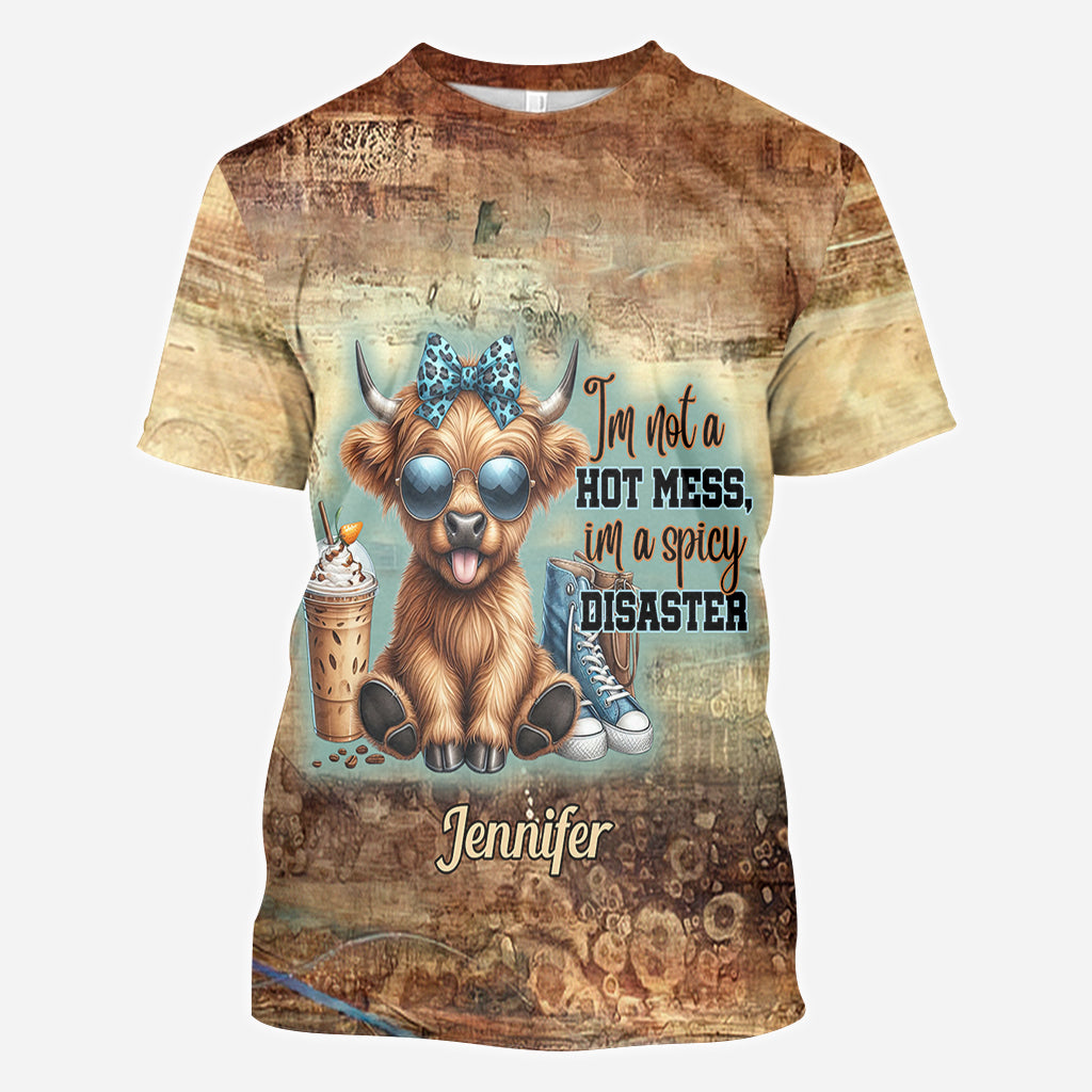 Je ne suis pas un désastre ambulant - T-shirt personnalisé intégral