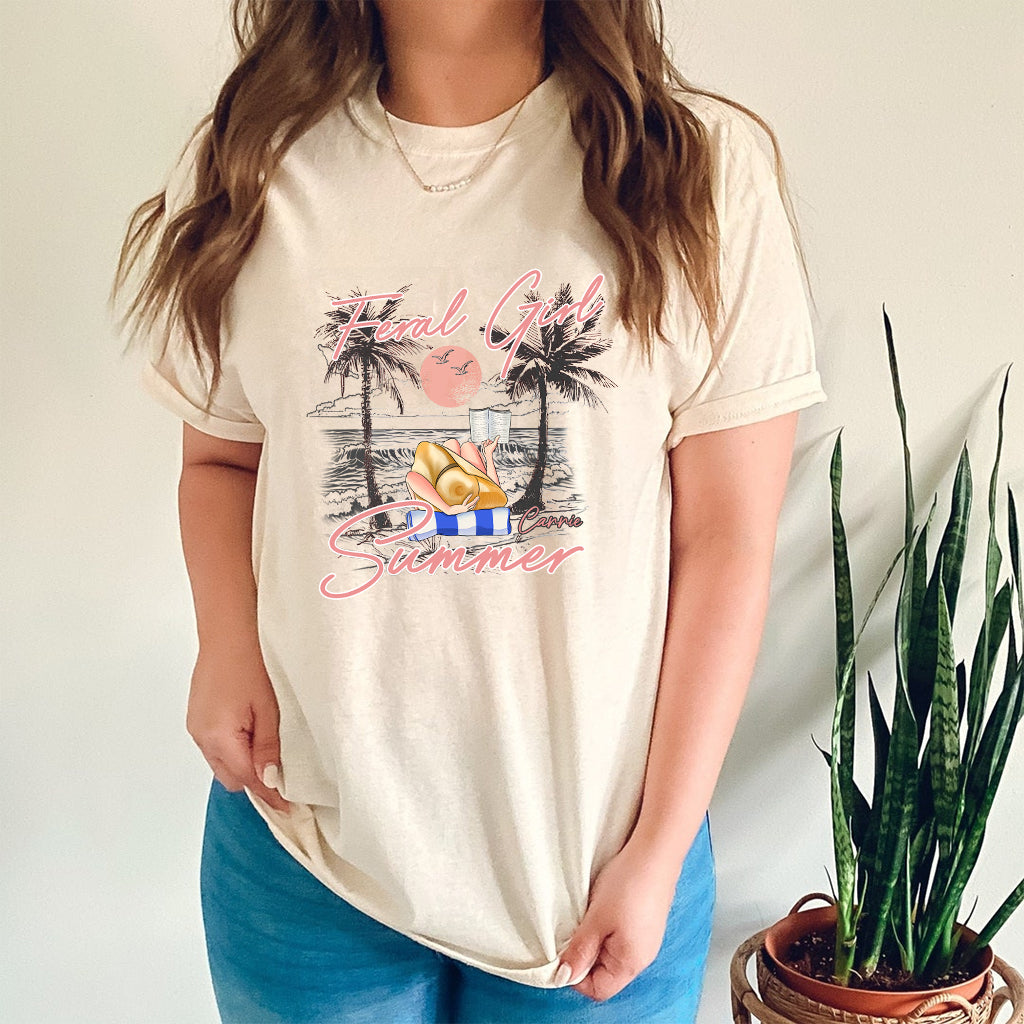 Feral Girl - T-shirt et sweat à capuche personnalisés pour les amoureux de la mer