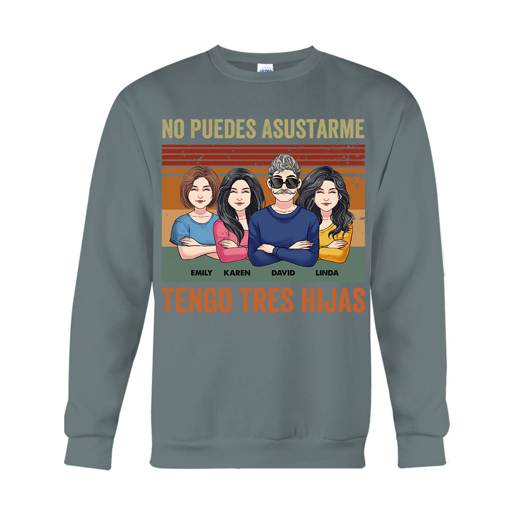 No Puedes Asustarme - T-shirt et sweat à capuche personnalisés pour papa