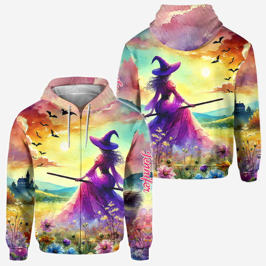 Belle Sorcière - T-shirt personnalisé Sorcière - Motif intégral