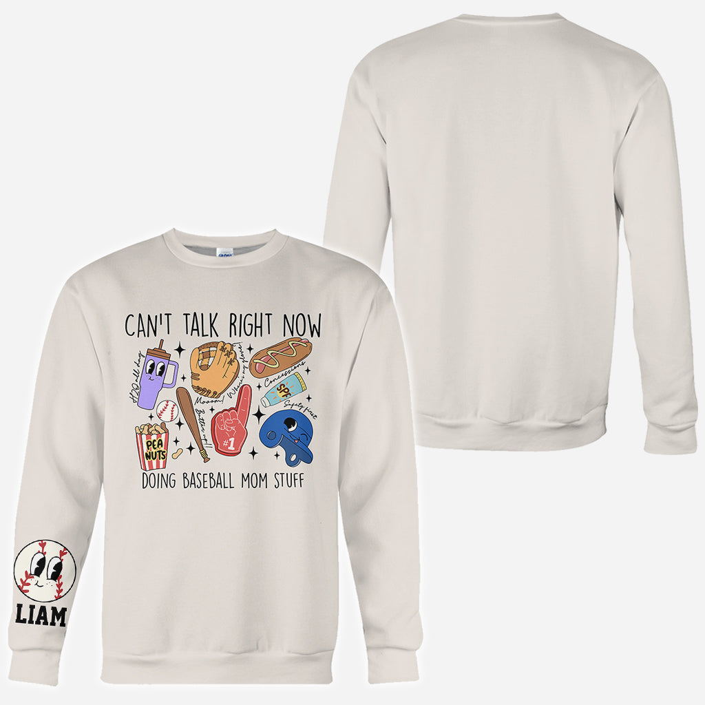 Articles pour mamans de joueurs de baseball - T-shirt personnalisé sur le thème du baseball