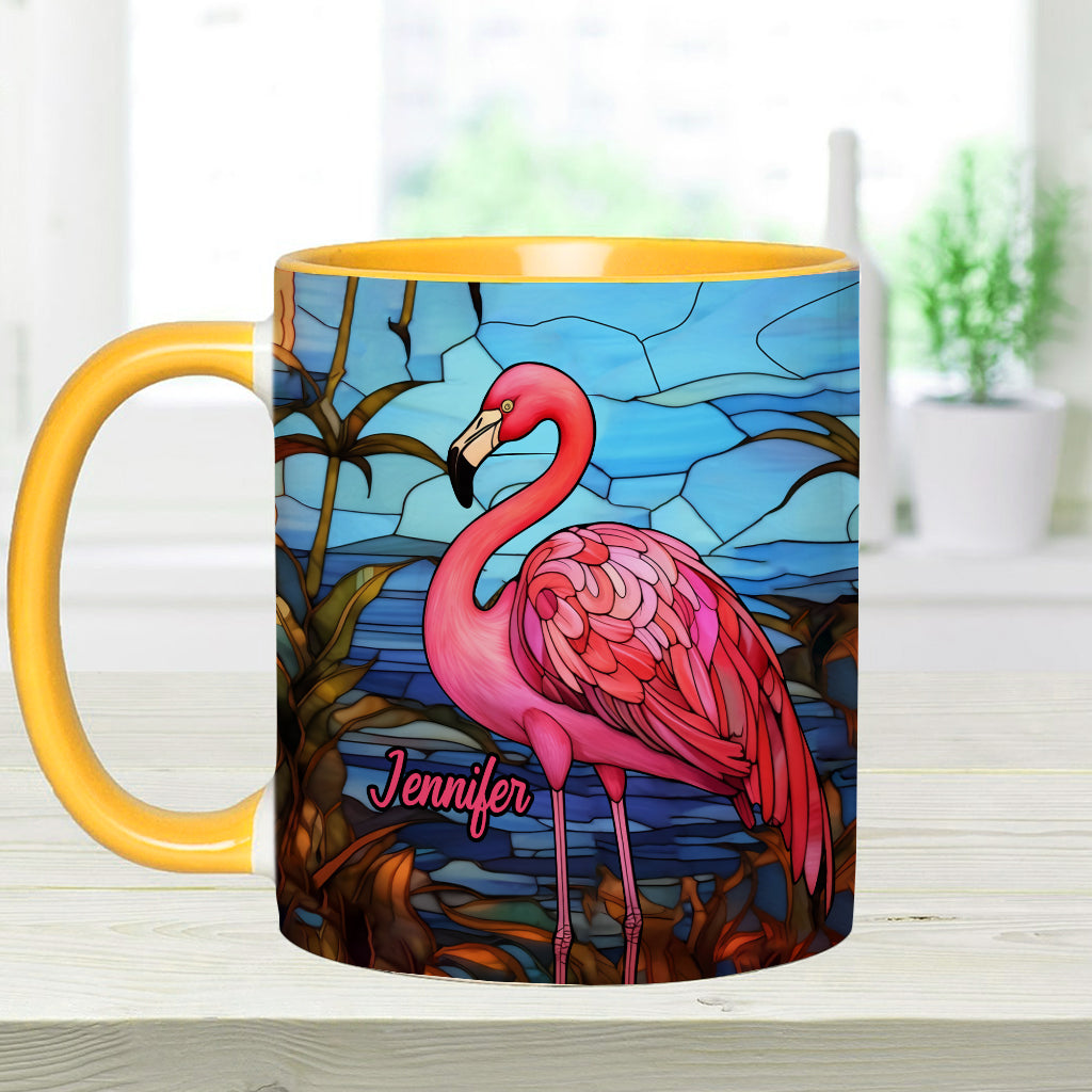 Mug personnalisé « J’adore les flamants roses »
