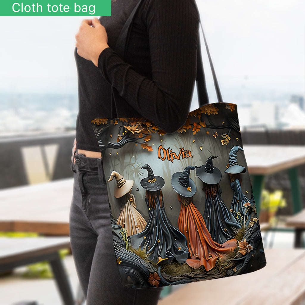 Beautiful Witch - Personalized Witch Tote Bag