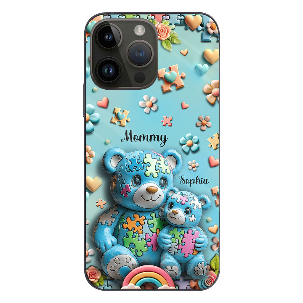 Mama Bear - Personalized Autism Awareness Phone Case