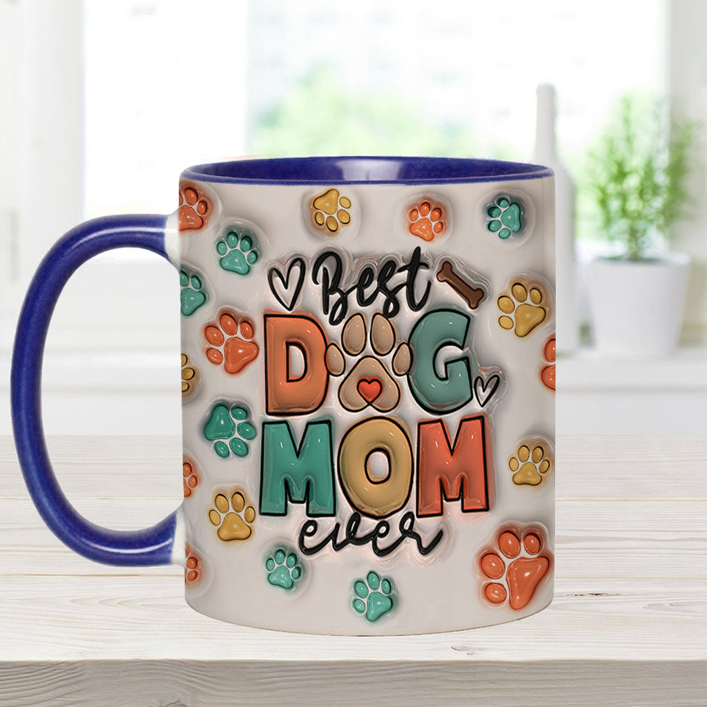 Meilleure maman de chien au monde - Mug personnalisé avec motif chien