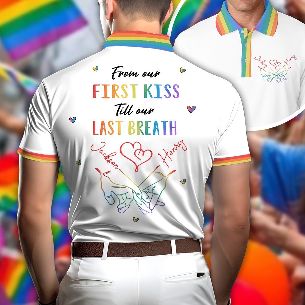 Je te soutiens - Polo personnalisé de soutien LGBT