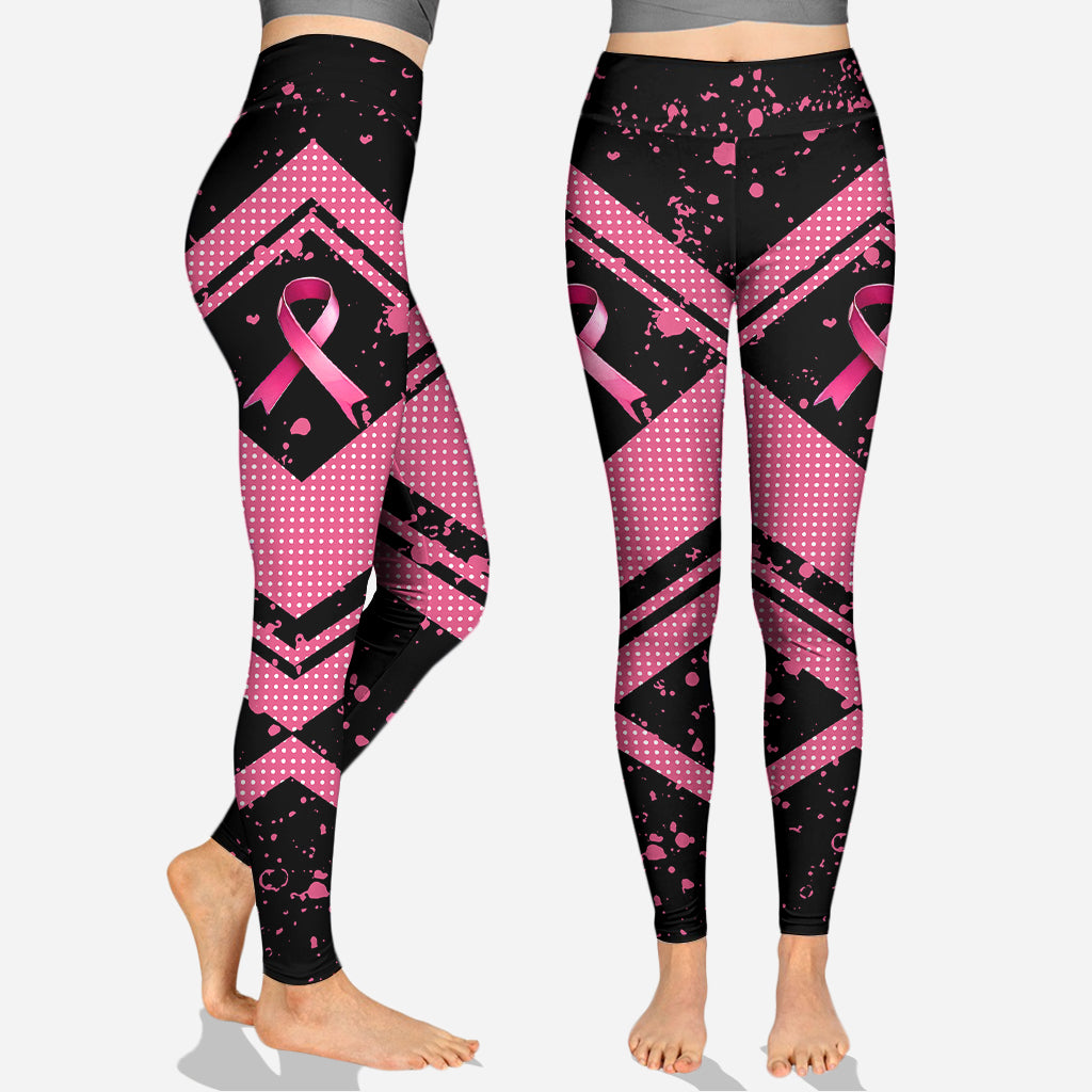 En octobre, nous portons du rose pour sensibiliser au cancer du sein : sweat à capuche et legging