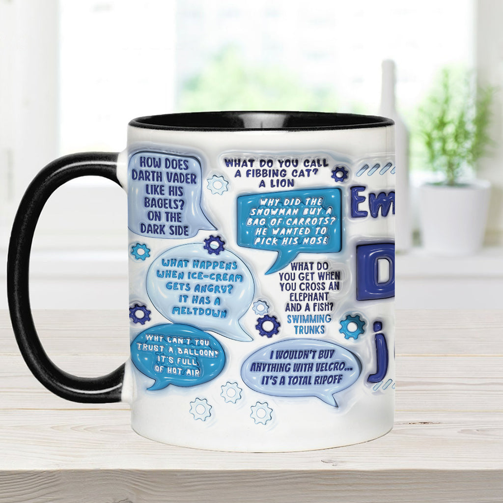 Urgence blagues de papa - Mug personnalisé pour papa