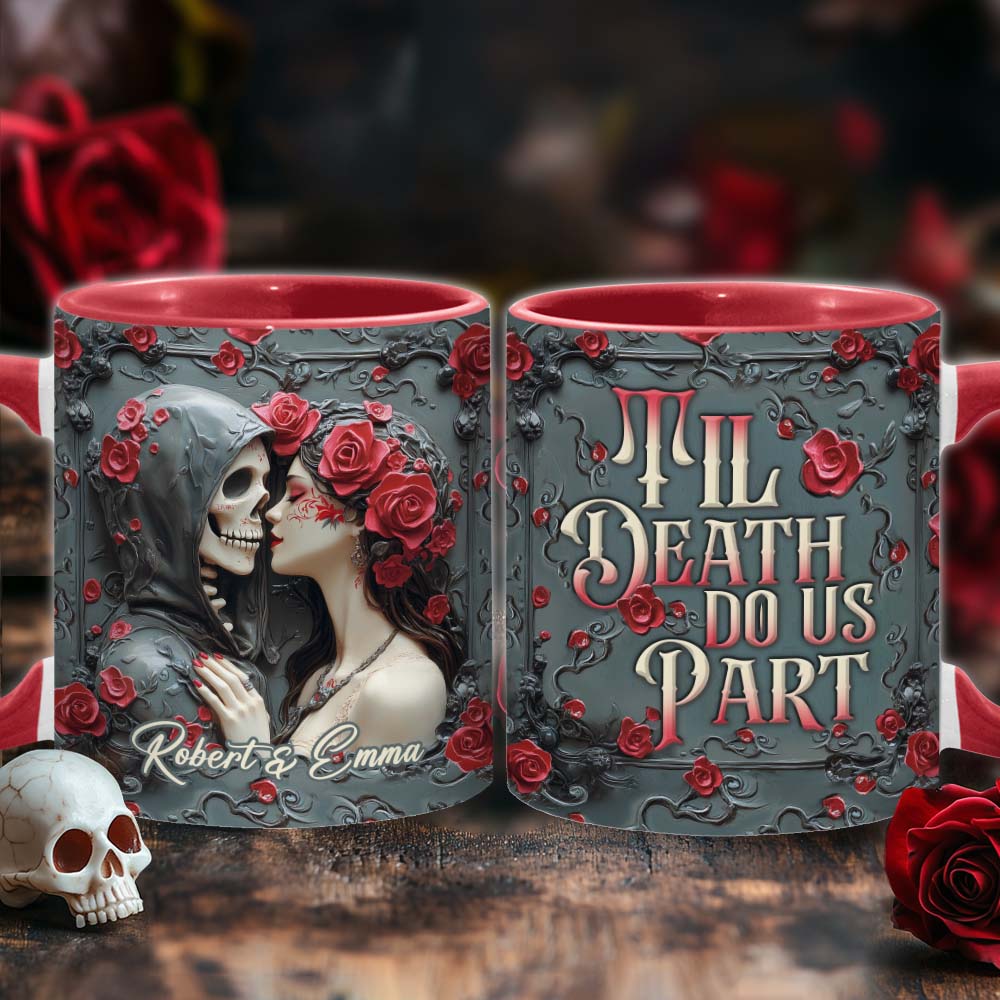 Jusqu'à ce que la mort nous sépare - Mug personnalisé pour couple