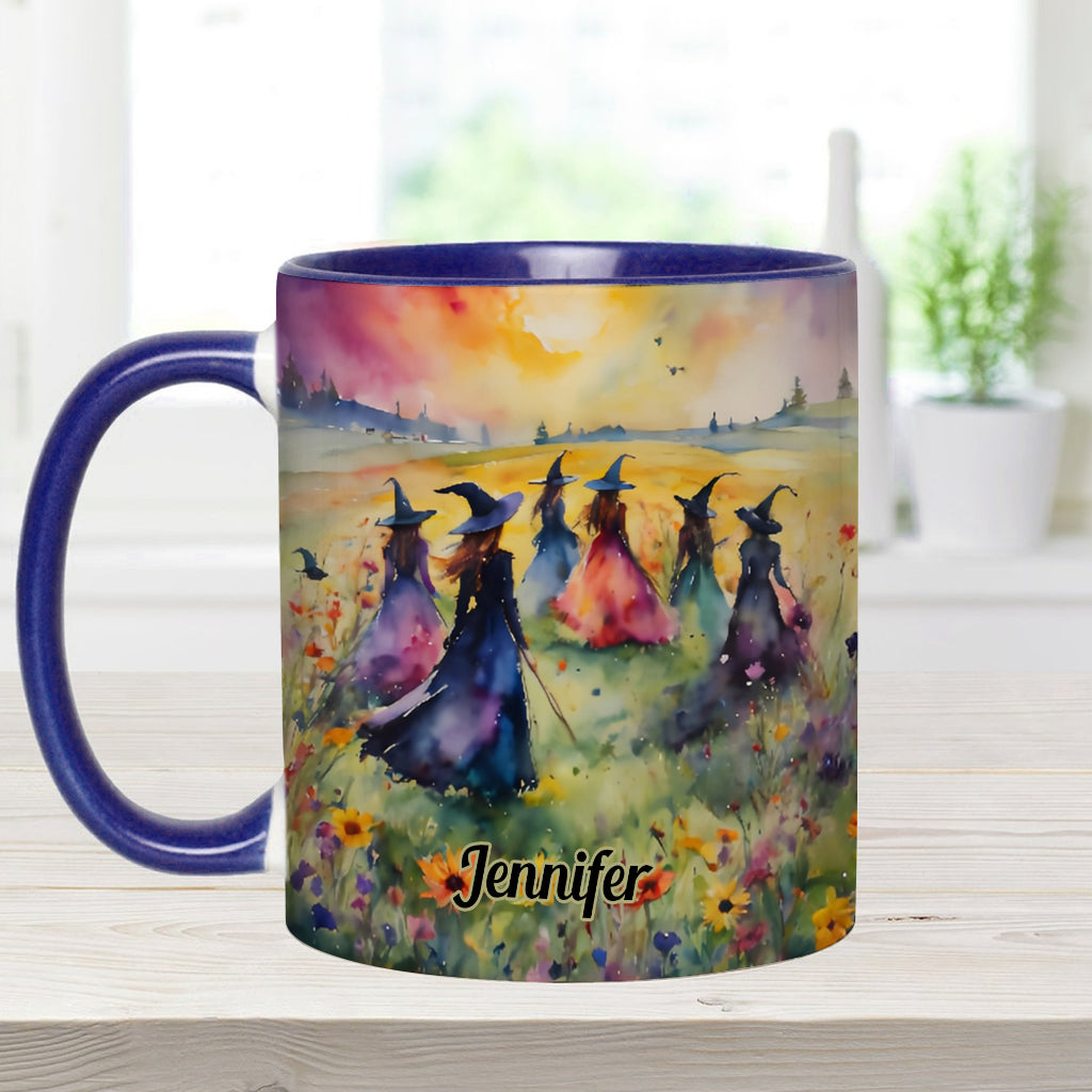 Mug personnalisé « Sorcières à l'aquarelle » - Collection de sorcières