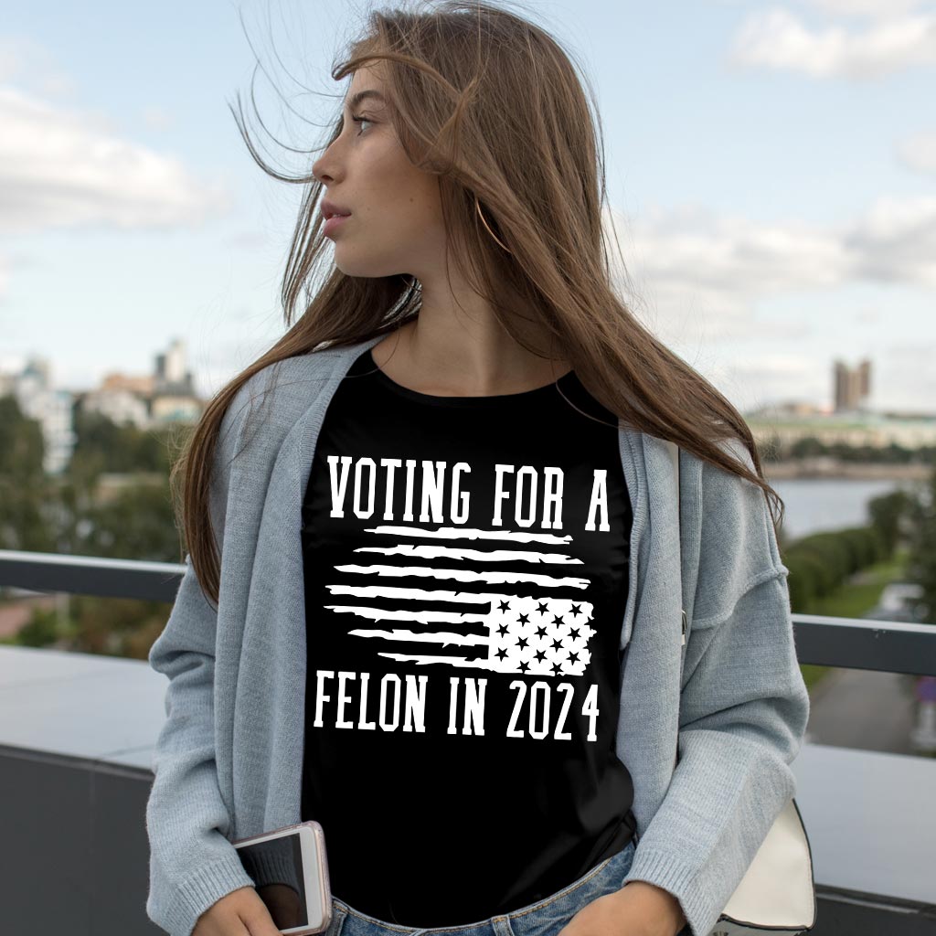 T-shirt « Votez pour Trump le criminel 2024 », T-shirt « Nation en détresse » avec le drapeau, T-shirt « Votez Trump », T-shirt « Libérez Trump », Cadeau de soutien à Trump