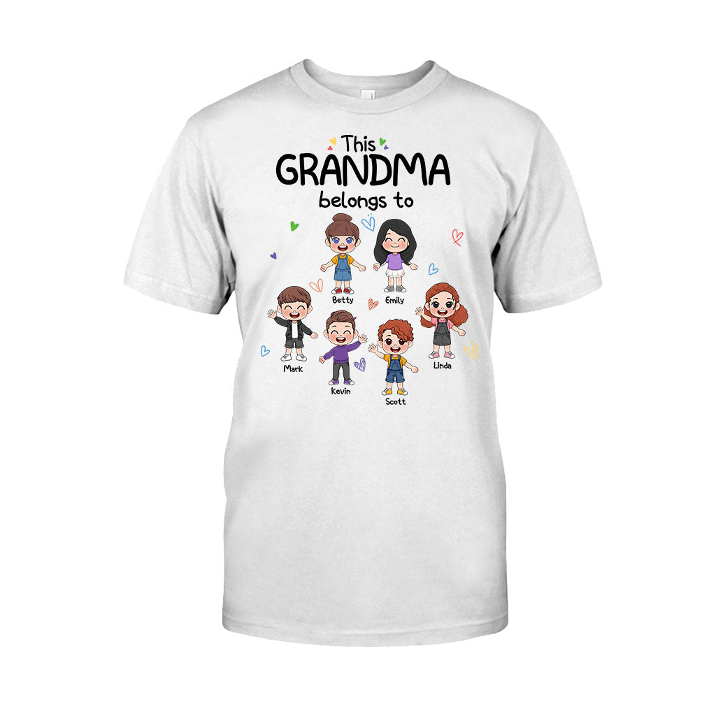This Grandma Belongs To - Personalized Grandma T-shirt And Hoodie