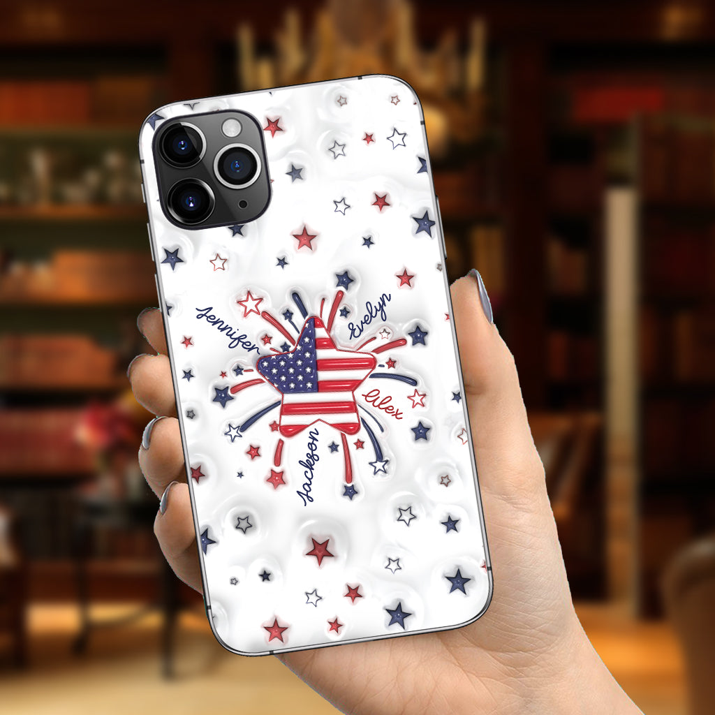 Coque de téléphone personnalisée « Petite étoile de grand-mère » pour le 4 juillet