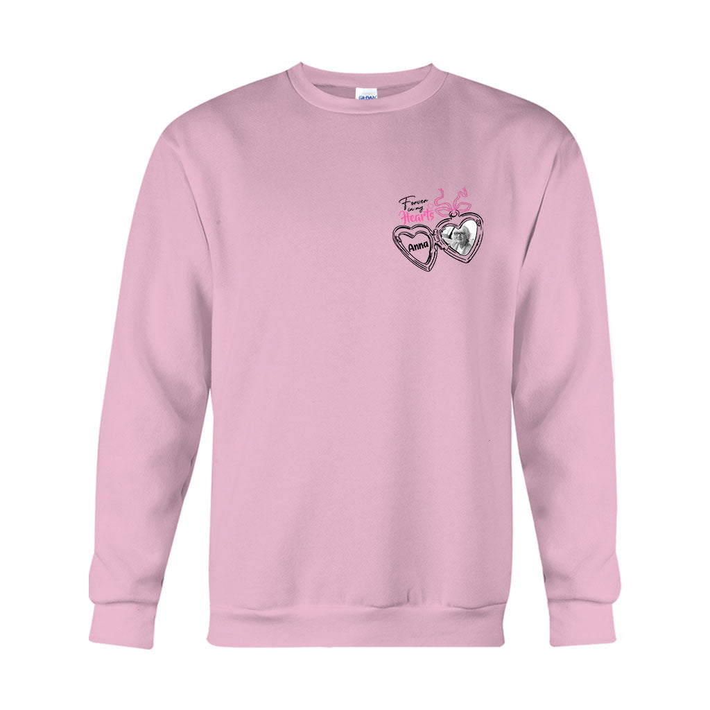 Forever In My Heart - Personalized Memorial T-shirt And Hoodie