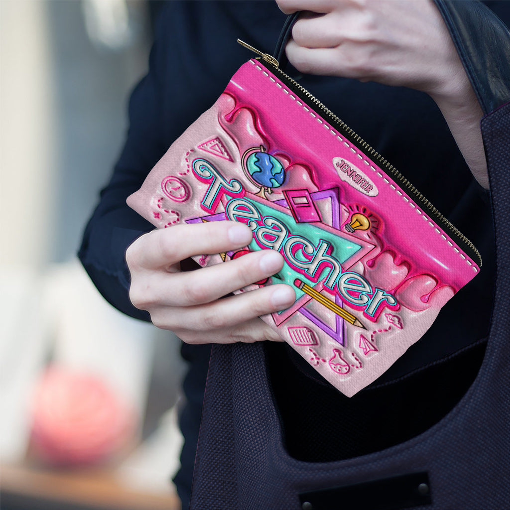 I Am Teacher - Personalized Teacher Pouch
