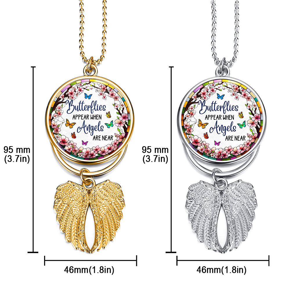 Those We Love Don't Go Away - Personalized Memorial Wings Ornament