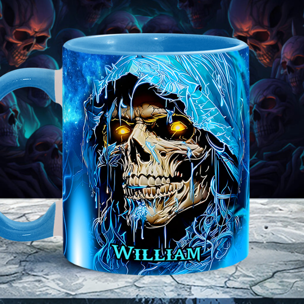 Mug personnalisé à motif crâne cool
