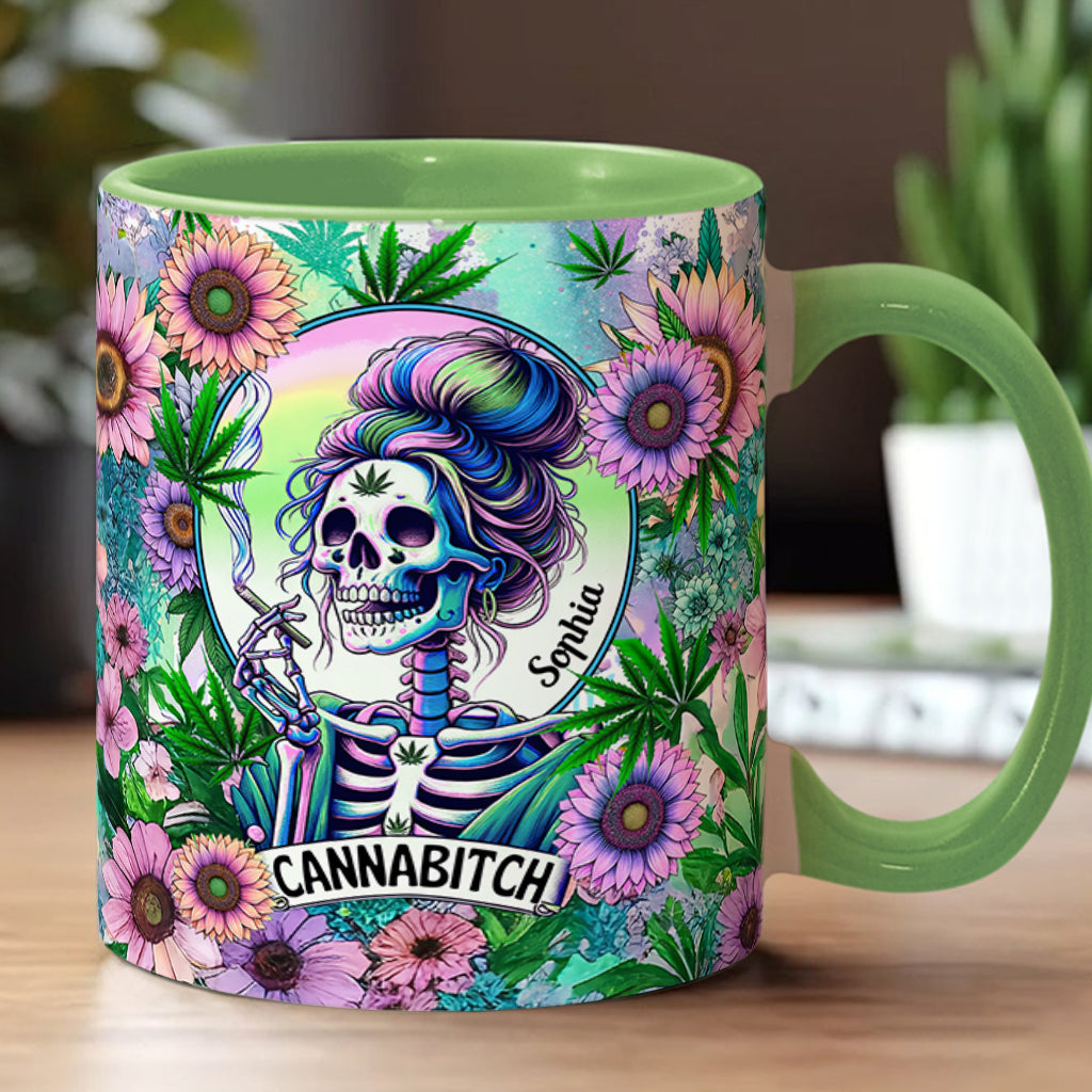 Mug personnalisé Cannabitch - Thème cannabis