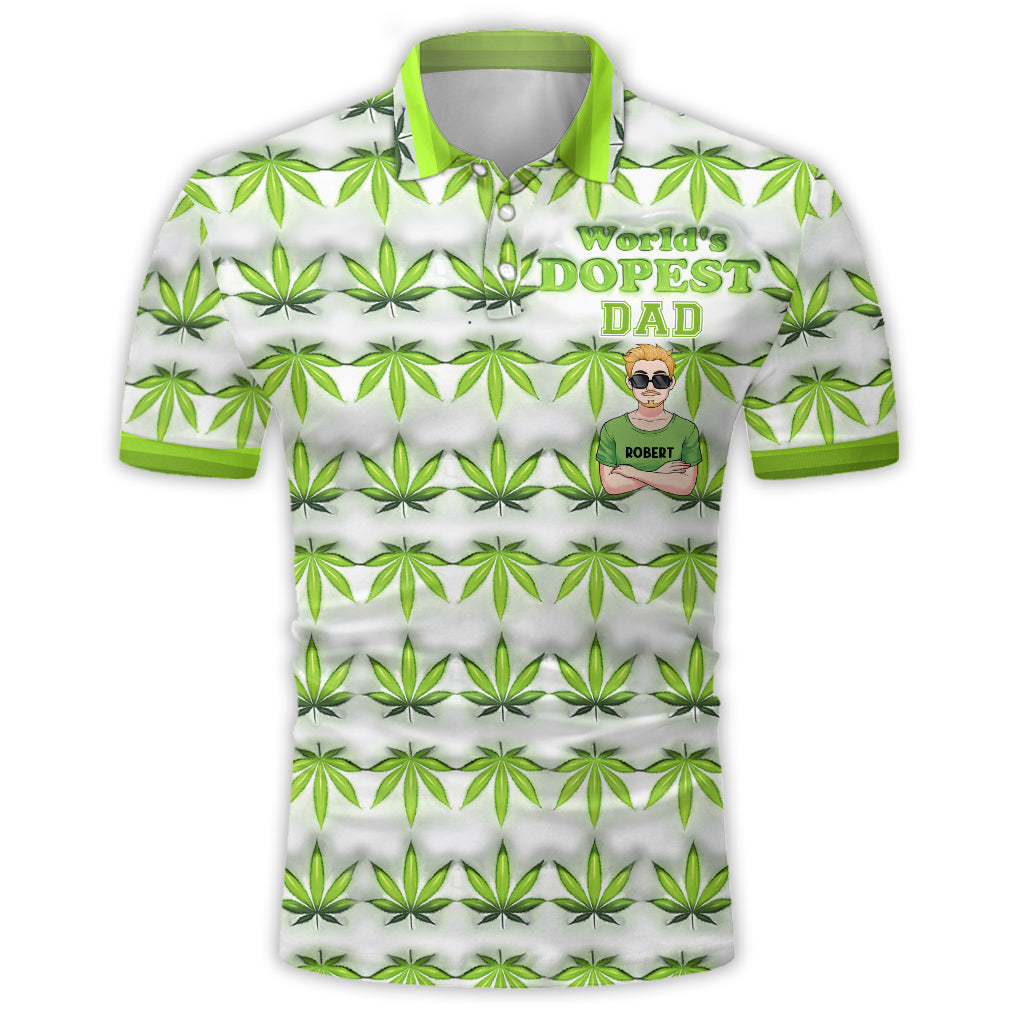Dopest Dad Ever - Personalized Father Polo Shirt