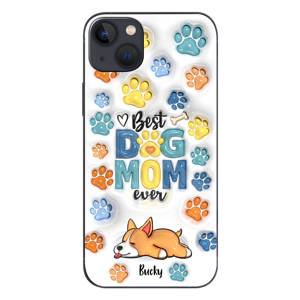 Meilleur papa/maman de chien au monde - Coque de téléphone personnalisée pour chien