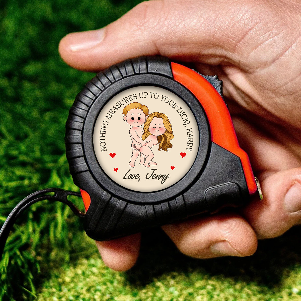 Rien n'égale votre bite ! – Mètre ruban personnalisé pour couples