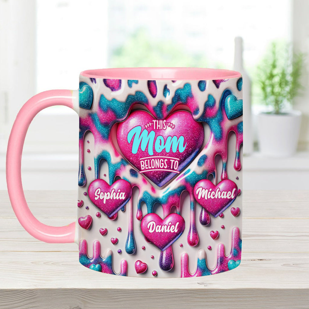 Cette maman appartient à - Mug personnalisé pour maman