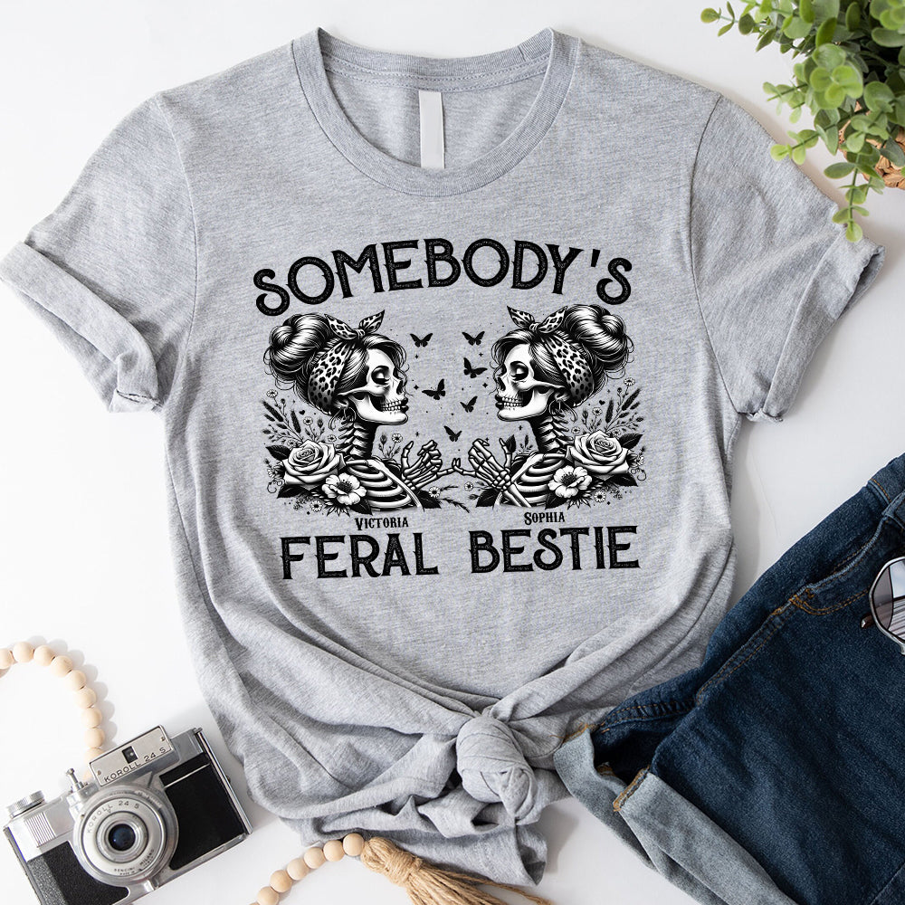 Spooky Besties Forever - Personalized Bestie T-shirt And Hoodie