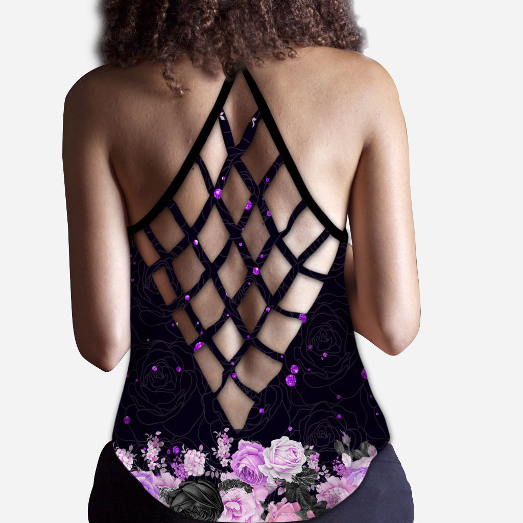 My Give A Fck Is Broken But My Go Fck Yourself Is Fully Functional - Personalized Skull Cross Tank Top