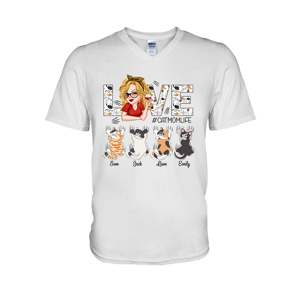 J'adore la vie de maman chat - T-shirt et sweat à capuche personnalisés pour chats